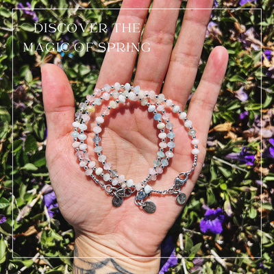 Discover The Magic of Spring with Beryl & Purple Dragon Vein Agate