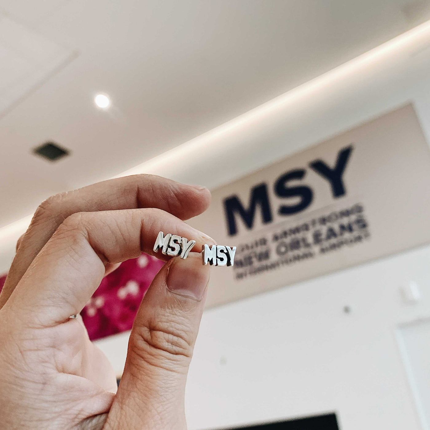 MSY International Airport Earrings