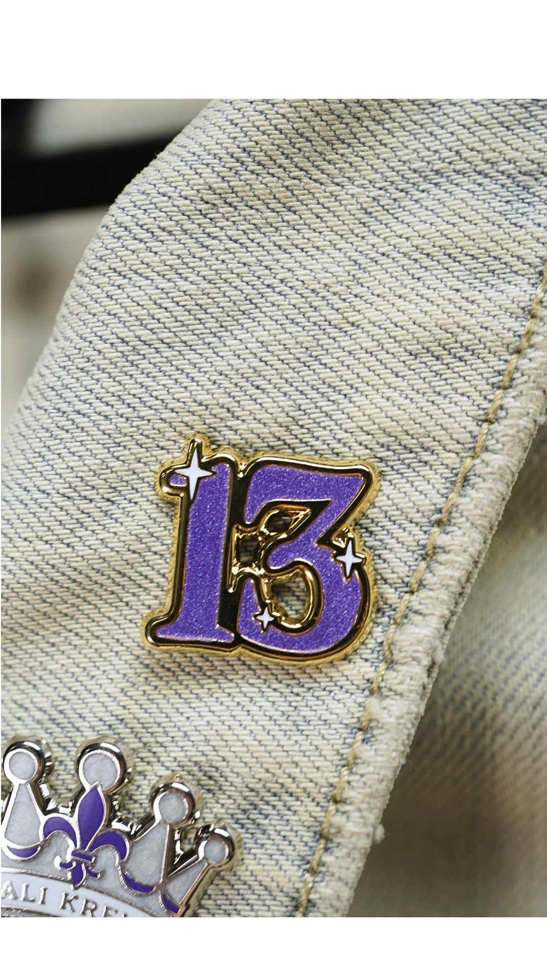 "13" Enamel Pin