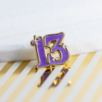 "13" Enamel Pin
