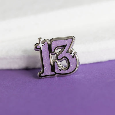 "13" Enamel Pin