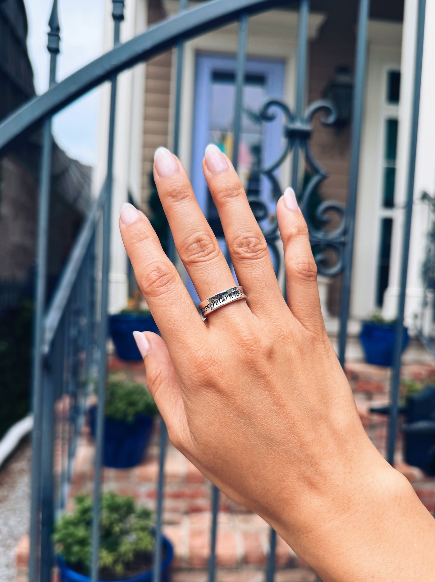 Please Return to New Orleans Band Ring