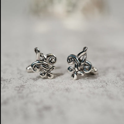 Fleur de Love Knot Cufflinks