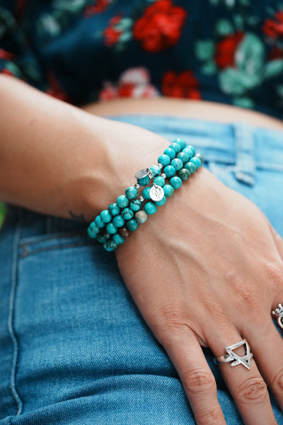 Purity Turquoise Signature Stretch Bracelet