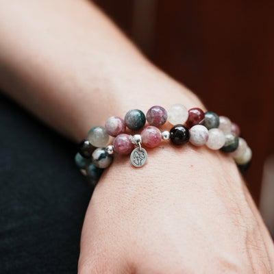 Big & Juicy Watermelon Tourmaline Signature Stretch Bracelet