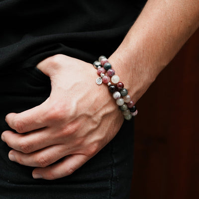 Big & Juicy Watermelon Tourmaline Signature Stretch Bracelet