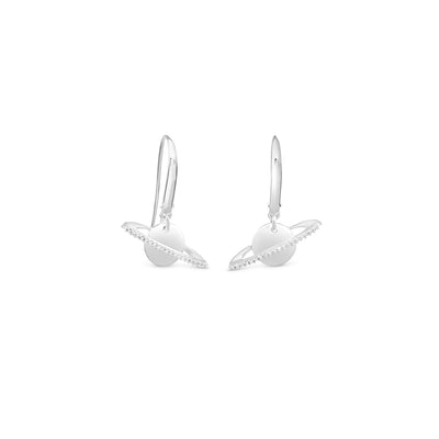 Diamond Saturn Earrings