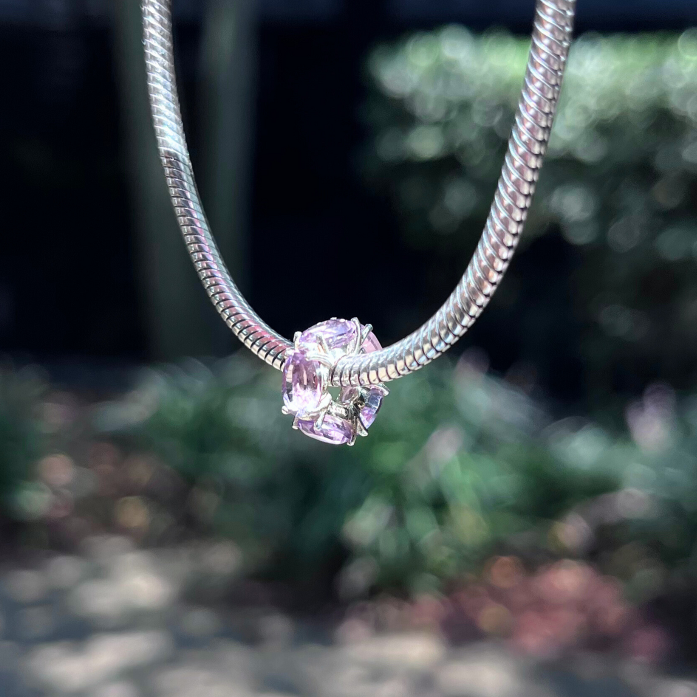 Amethyst Aura Gemstone Couture Charm PREORDER