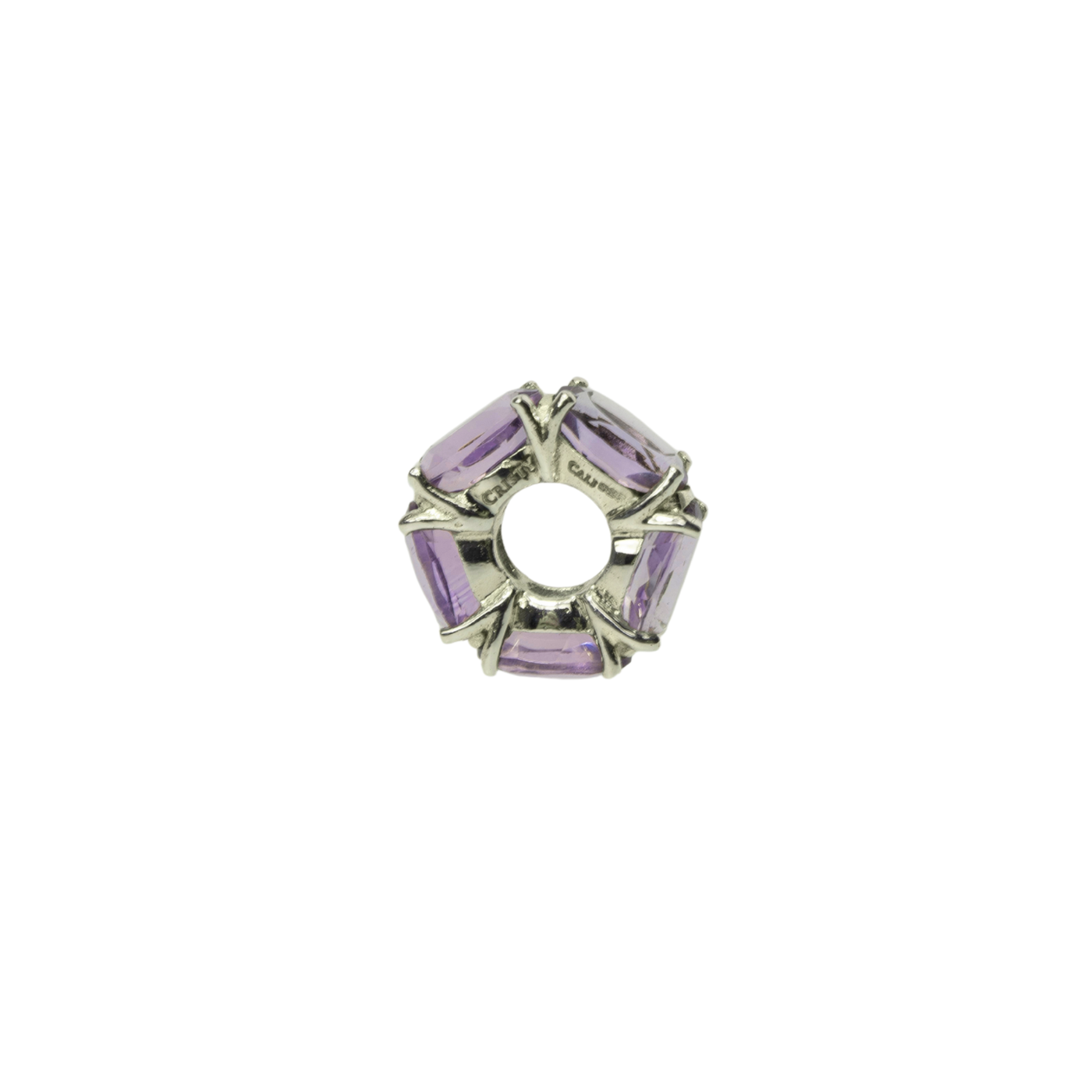 Amethyst Aura Gemstone Couture Charm