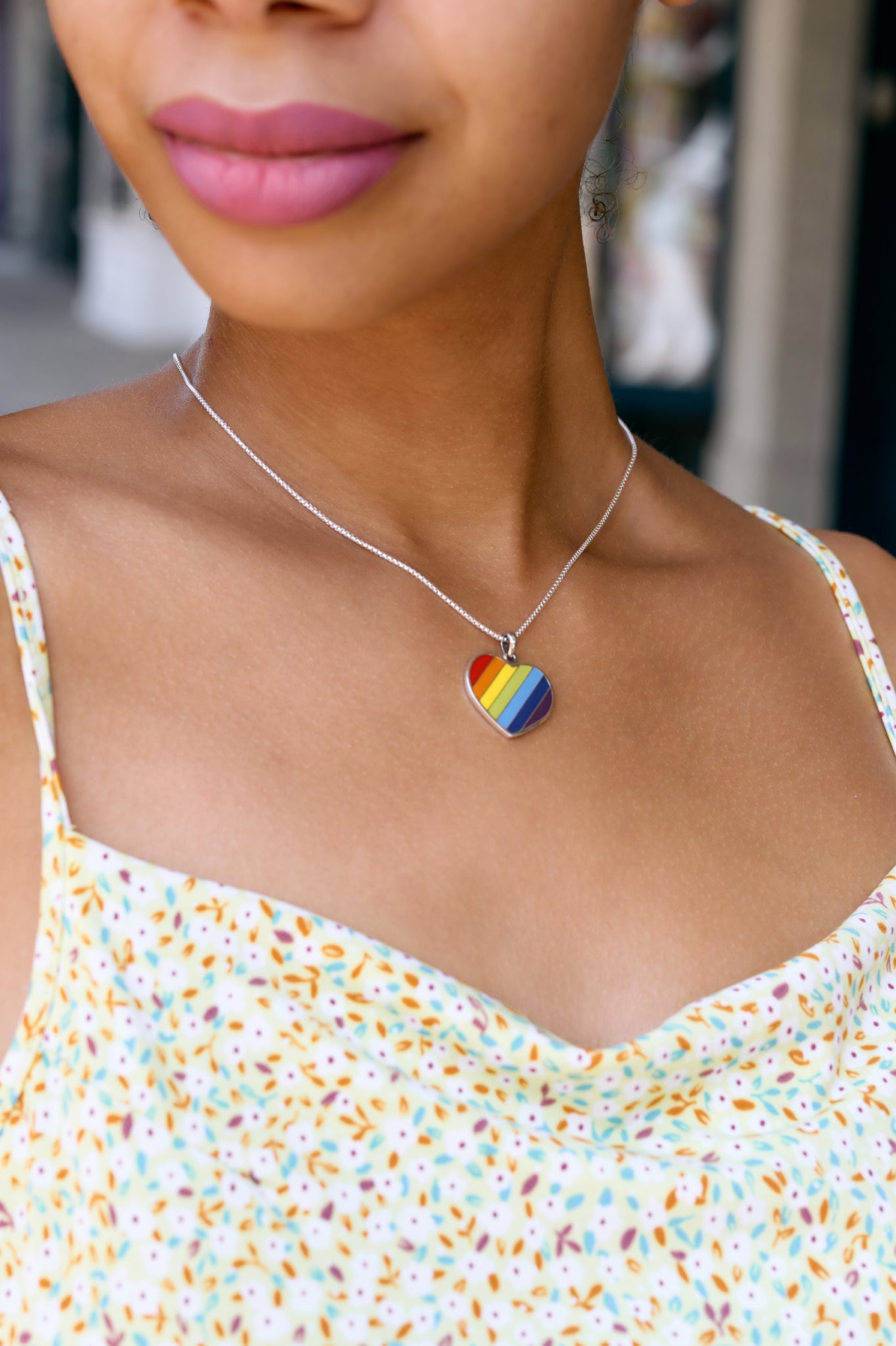Rainbow Harmony Heart - Large