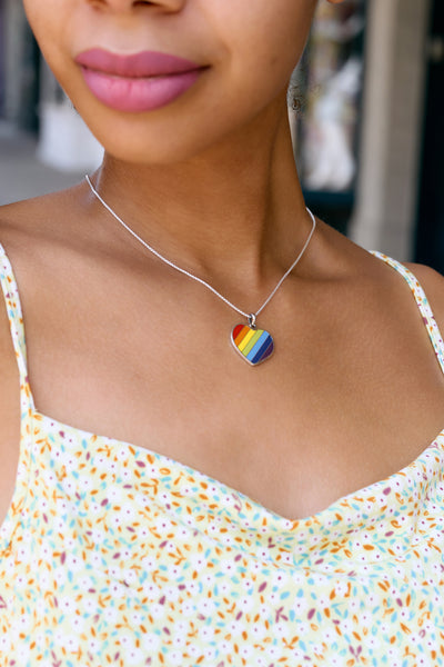 Rainbow Harmony Heart - Large