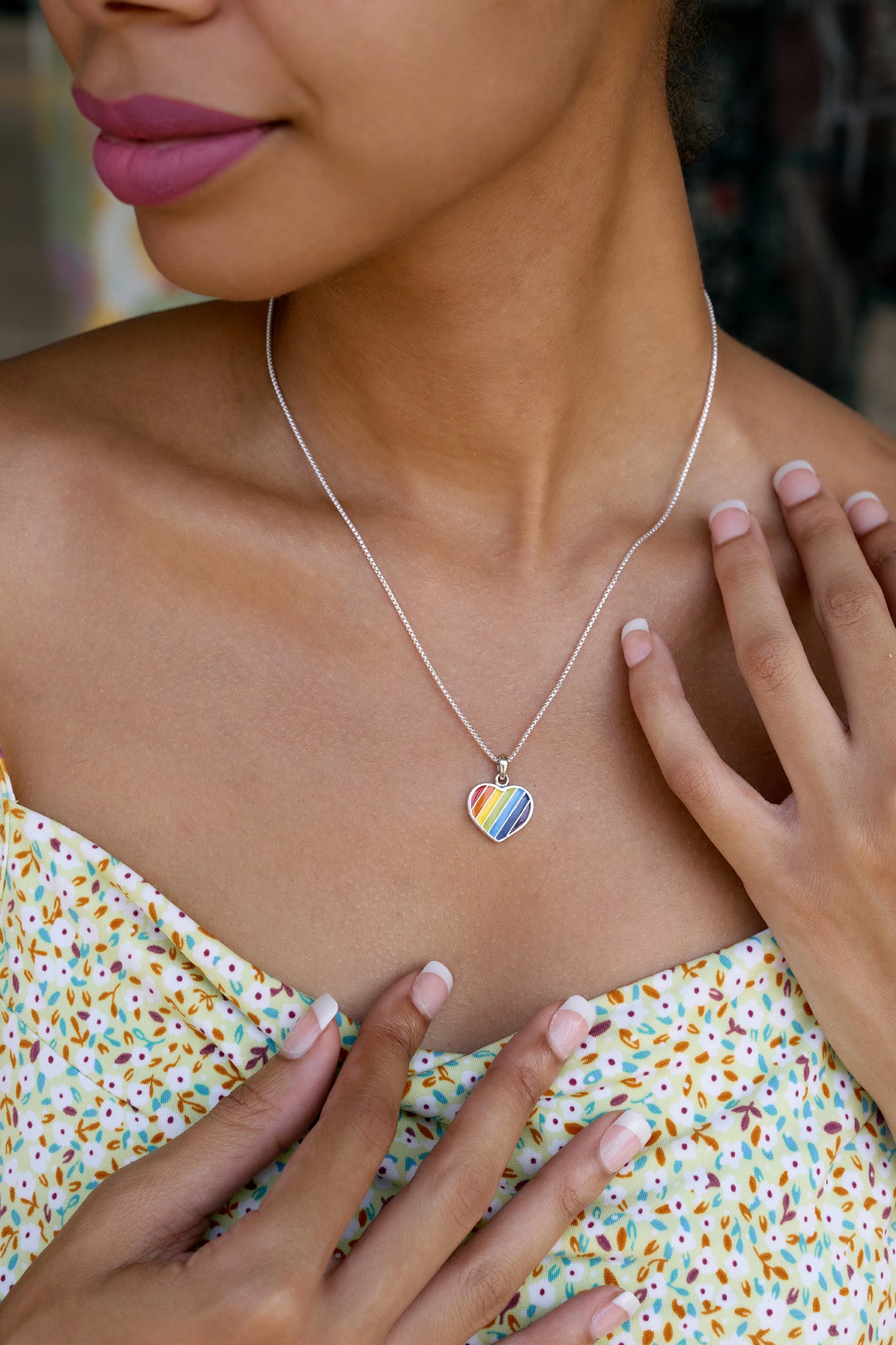 Rainbow Harmony Heart - Small