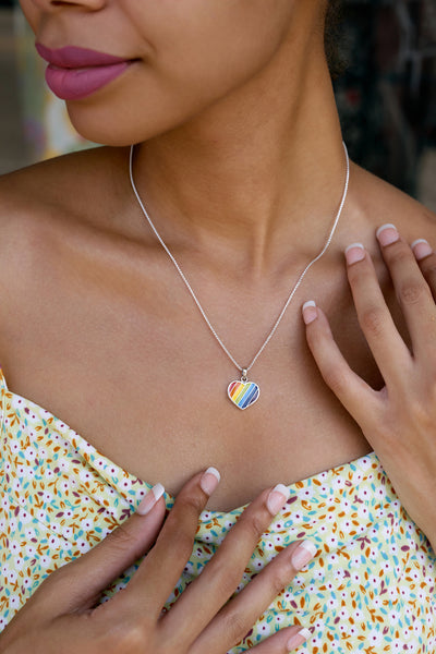 Rainbow Harmony Heart - Small
