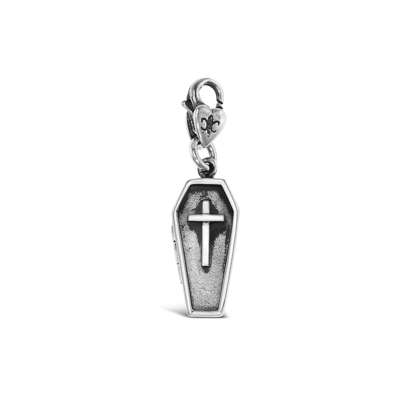 Shut The Coffin Door Locket Clip Charm