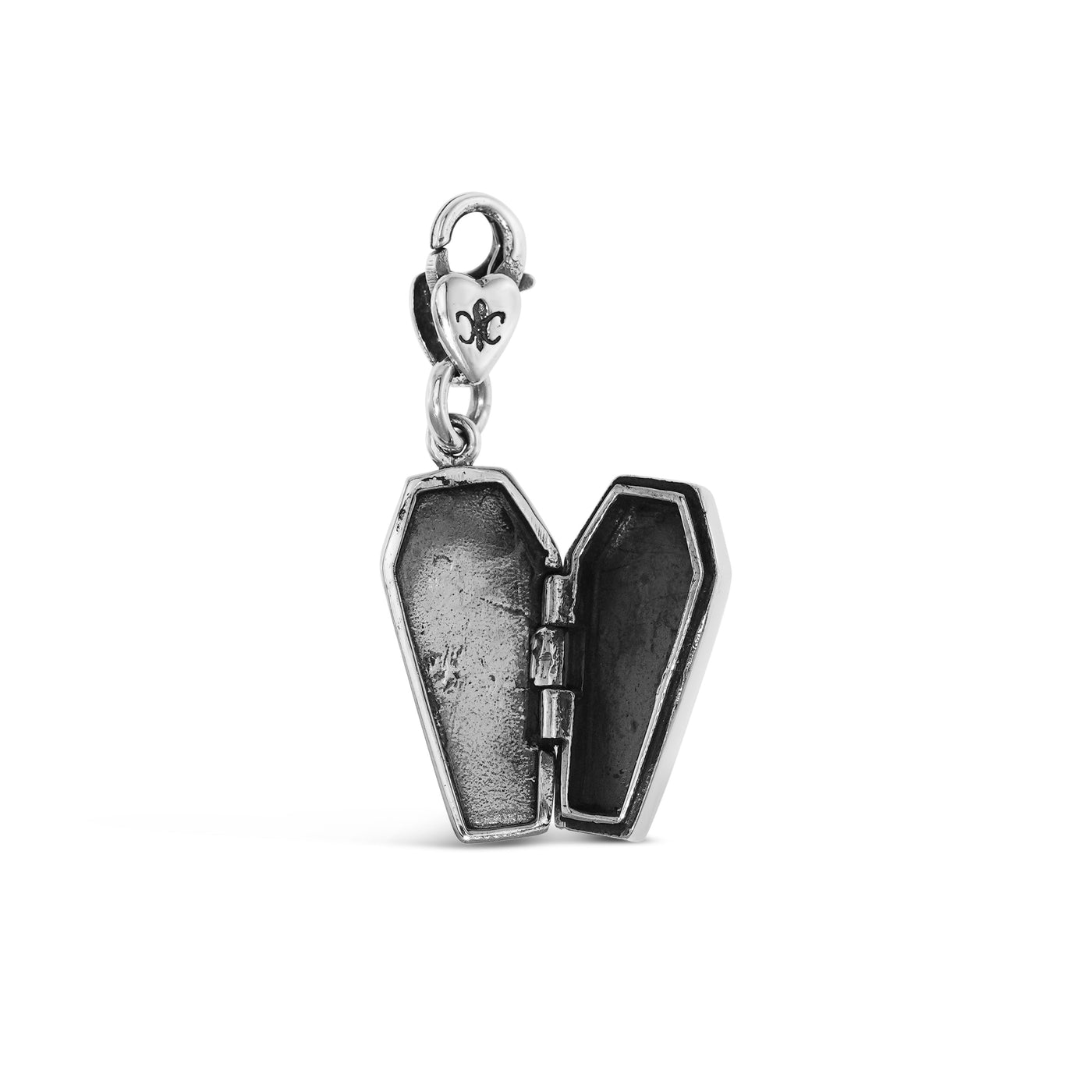 Shut The Coffin Door Locket Clip Charm