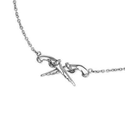 Jeanne Lafitte's Cross Pistol Toggle Necklace