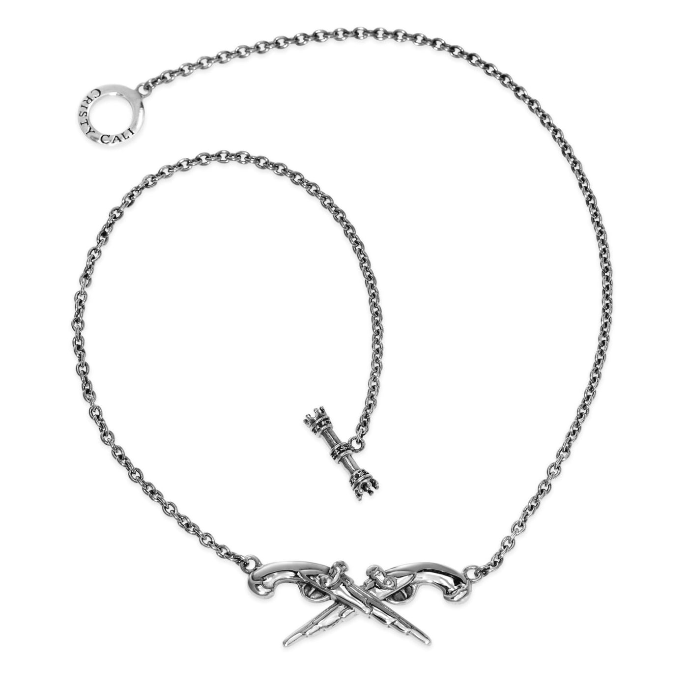 Jean Lafitte's Cross Pistol Toggle Necklace