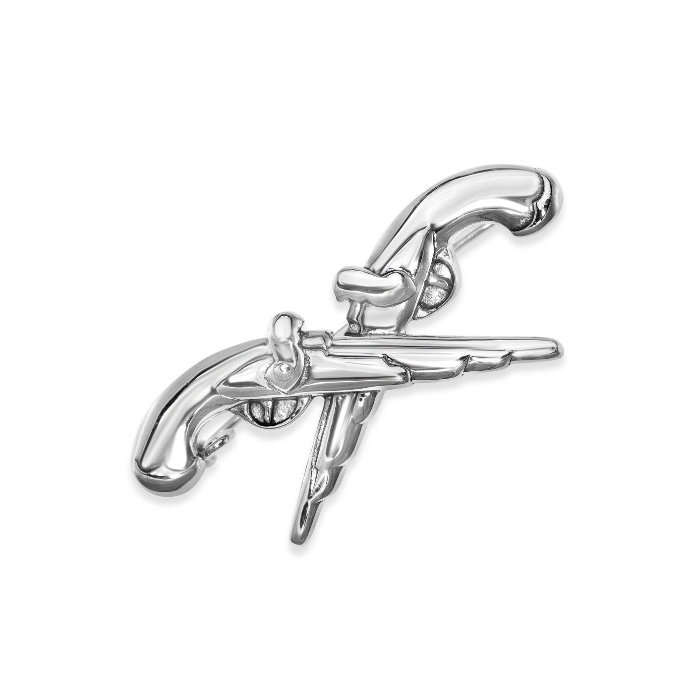 Jean Lafitte's Cross Pistol Brooch