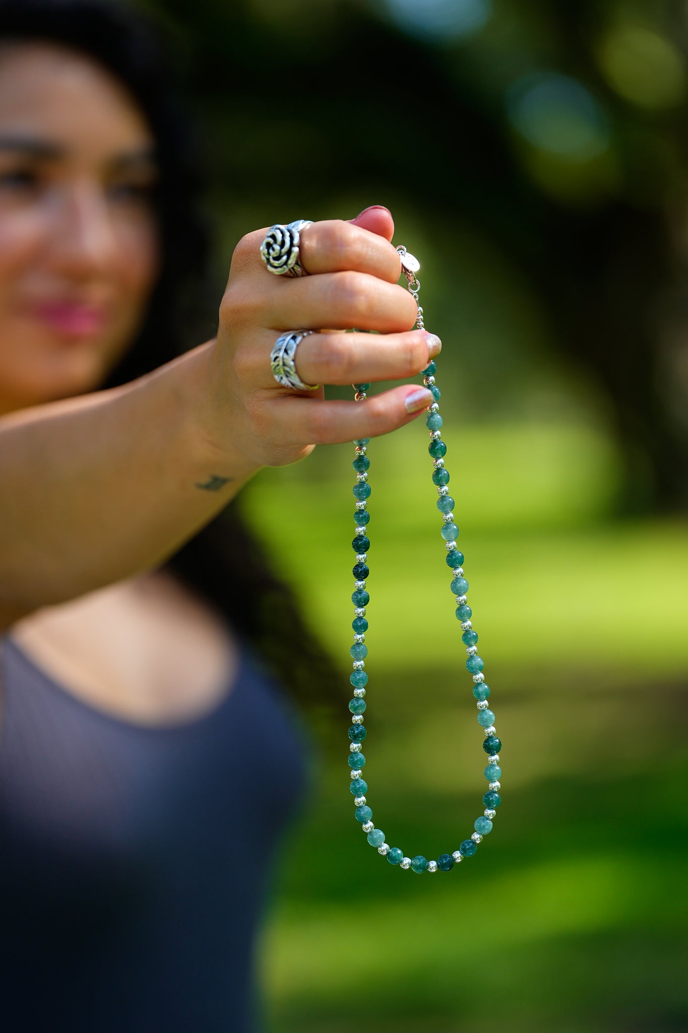 Mayan Jaguar Jade Classic Signature Necklace