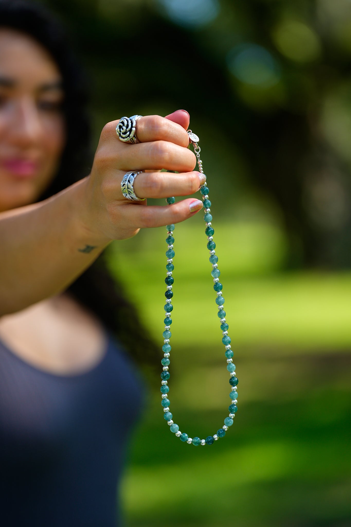 Mayan Jaguar Jade Classic Signature Necklace