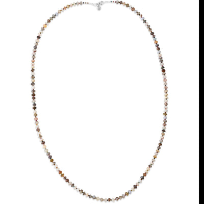 Rainbow Harmony Botswana Agate Signature Double-Wrap Necklace