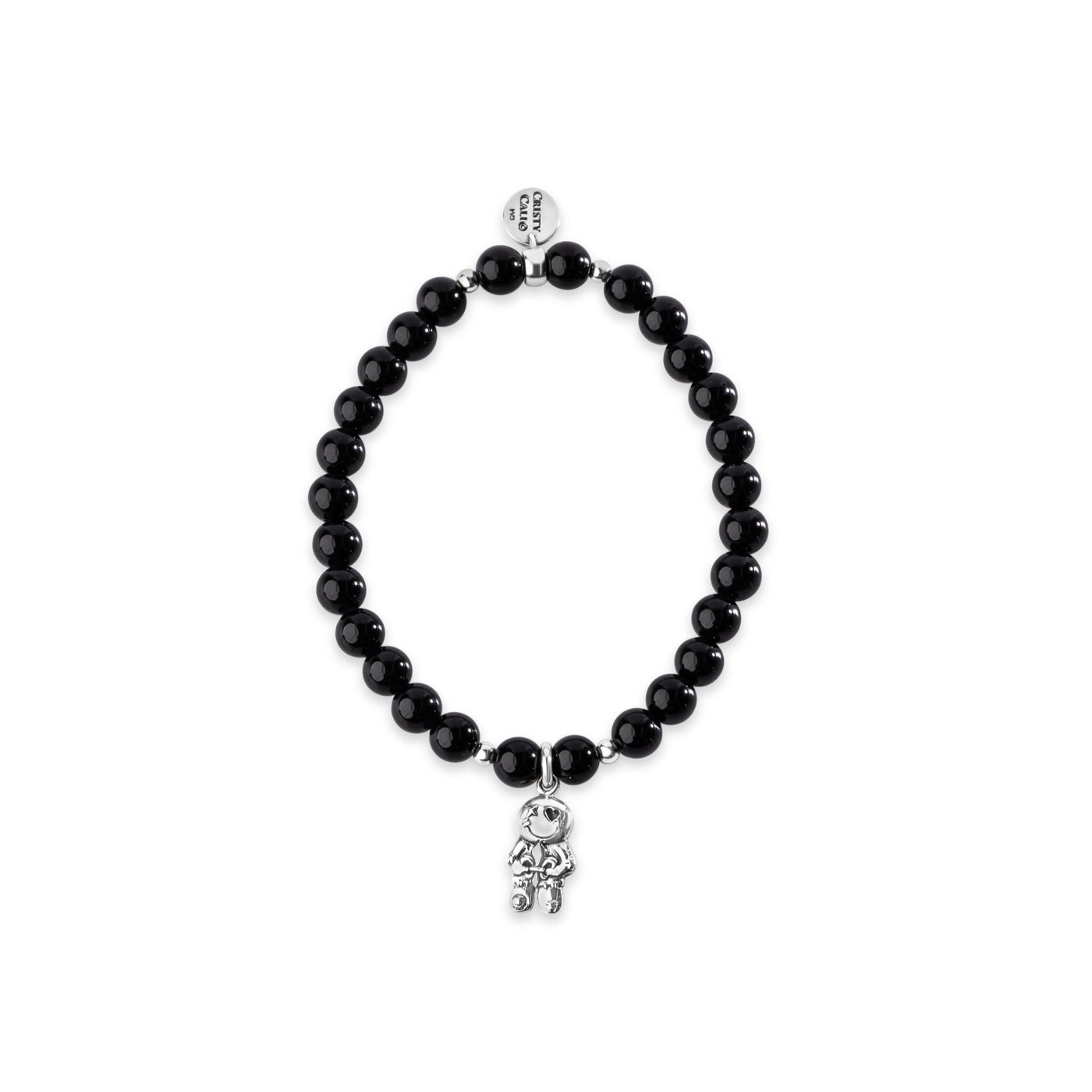 Voo Doo Doll Onyx Protection Signature Stretch Bracelet