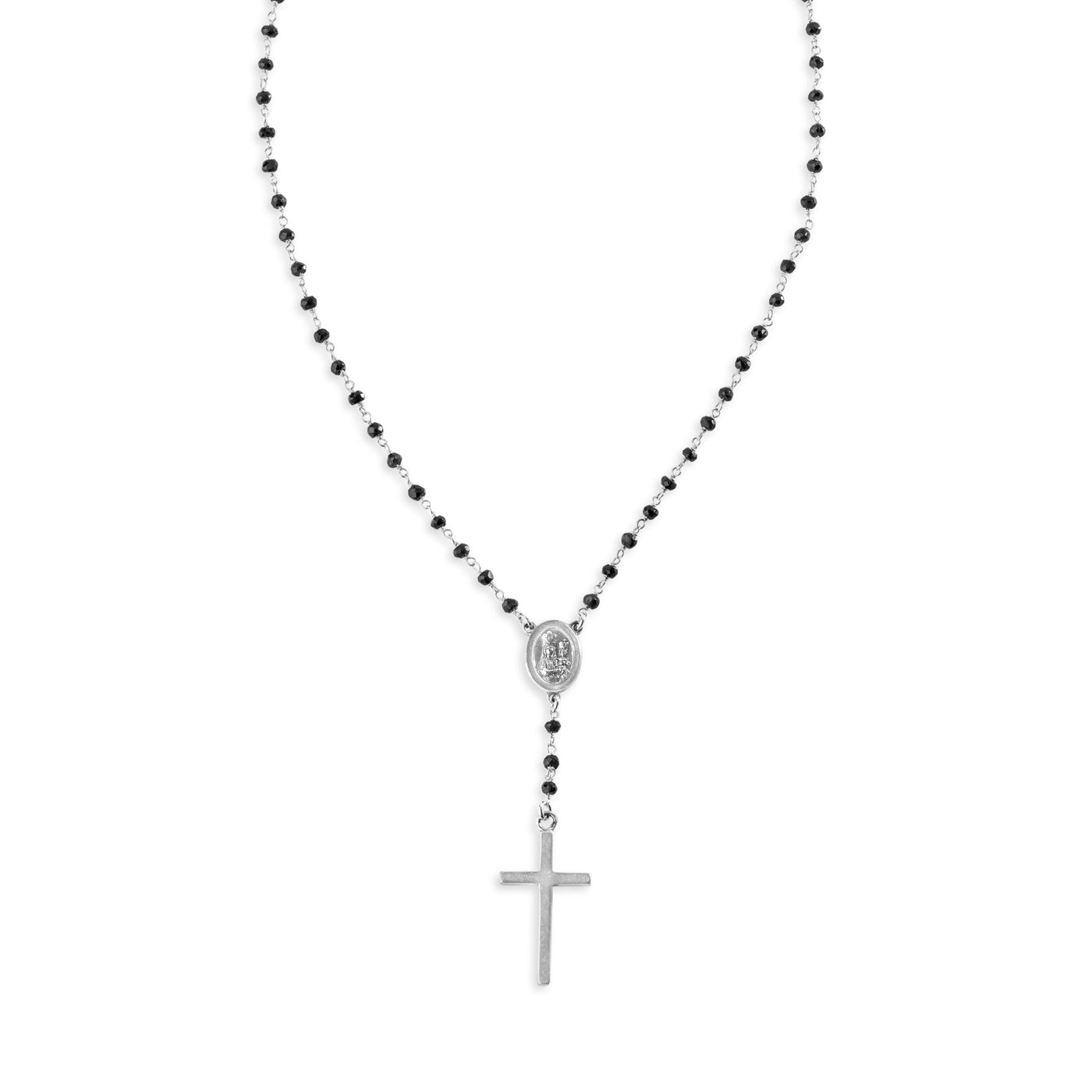 Our Lady of Prompt Succor New Orleans Gemstone Rosary Signature Necklace