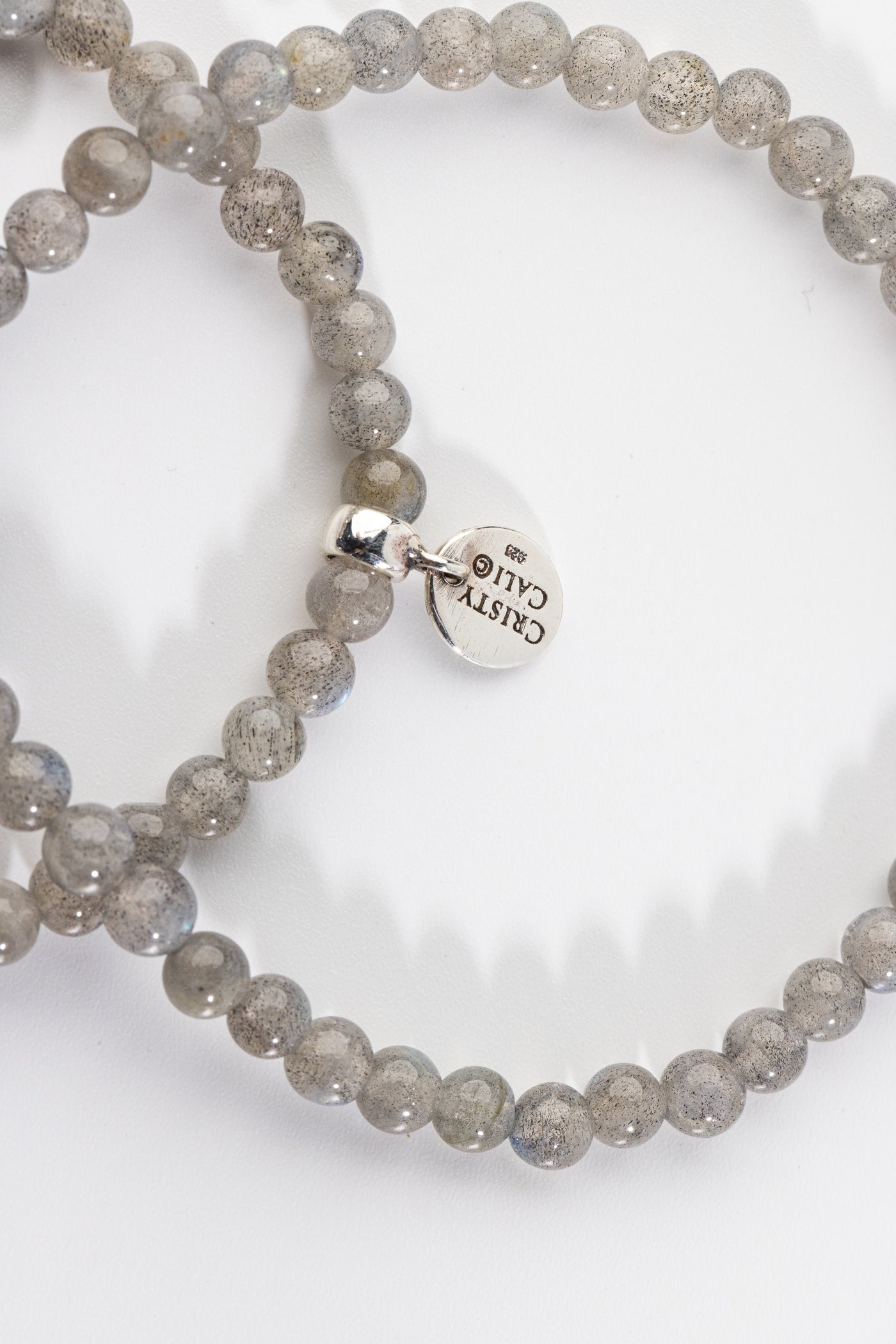 Psychic Wisdom Labradorite & Sapphire Signature Stretch Bracelet