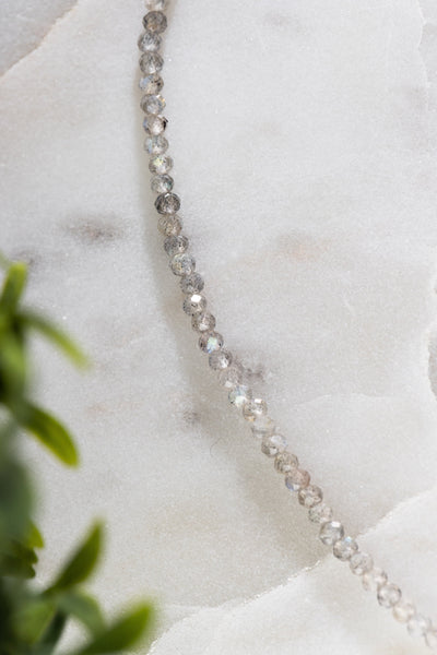 Sapphire Tear of Wisdom with Mystical Labradorite Signature Necklace