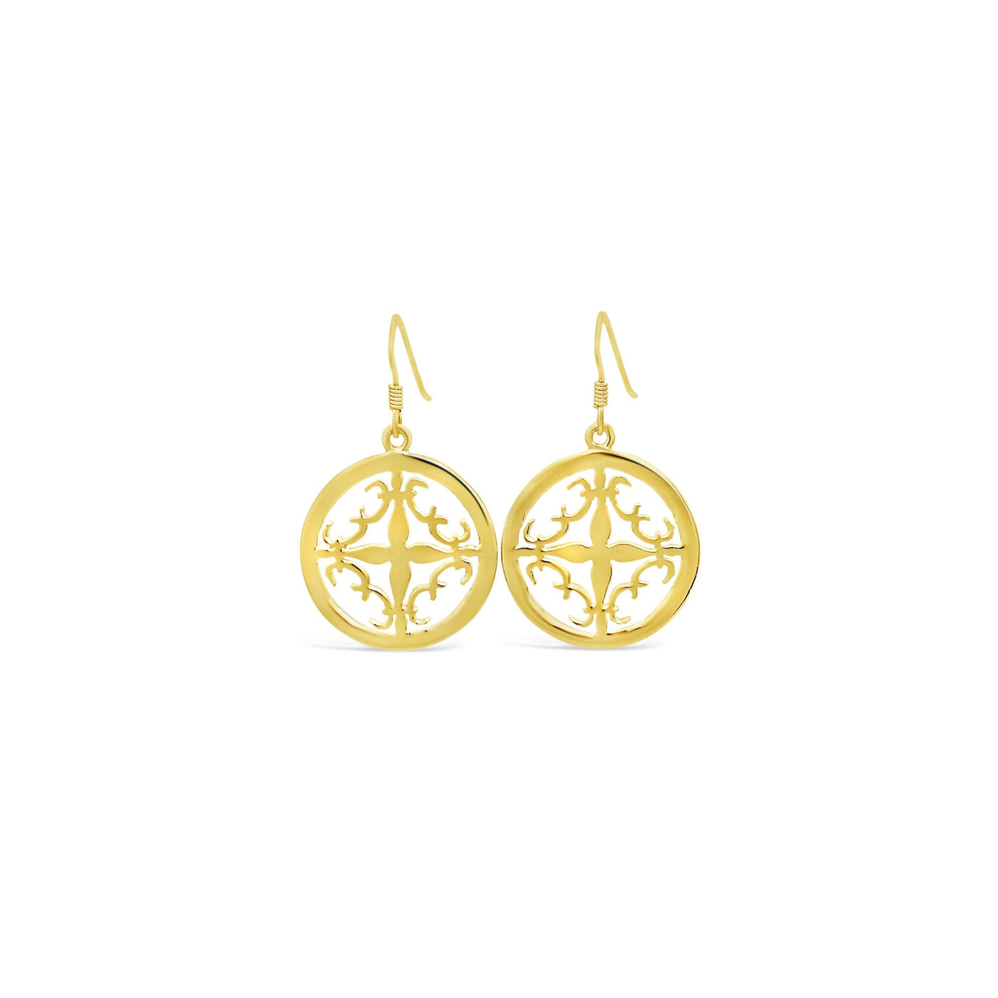 Cali Amulet Earrings Gold Vermeil