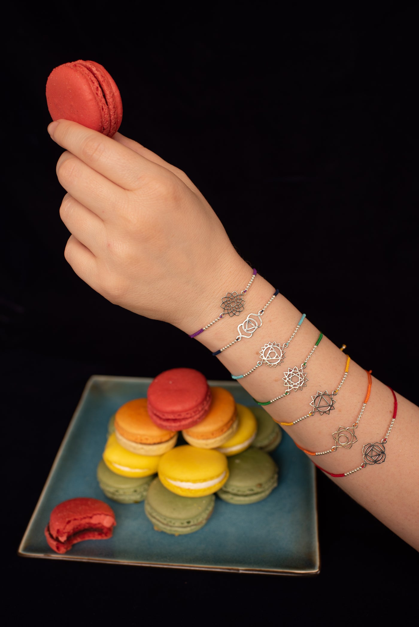 Chakra Satin String Bracelet
