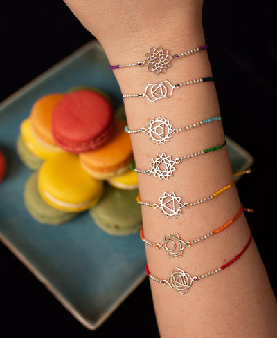 Chakra Satin String Bracelet