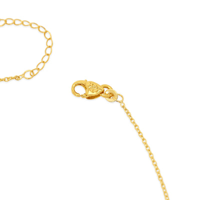 Constellation Diamond Bezel Necklace Gold Vermeil