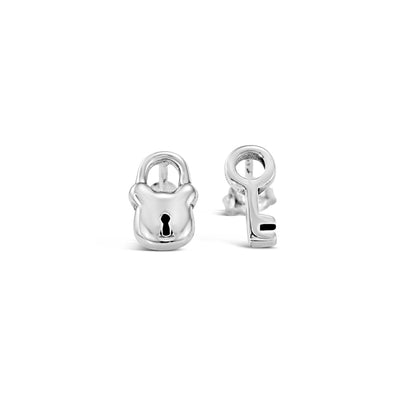 Key & Padlock Earrings