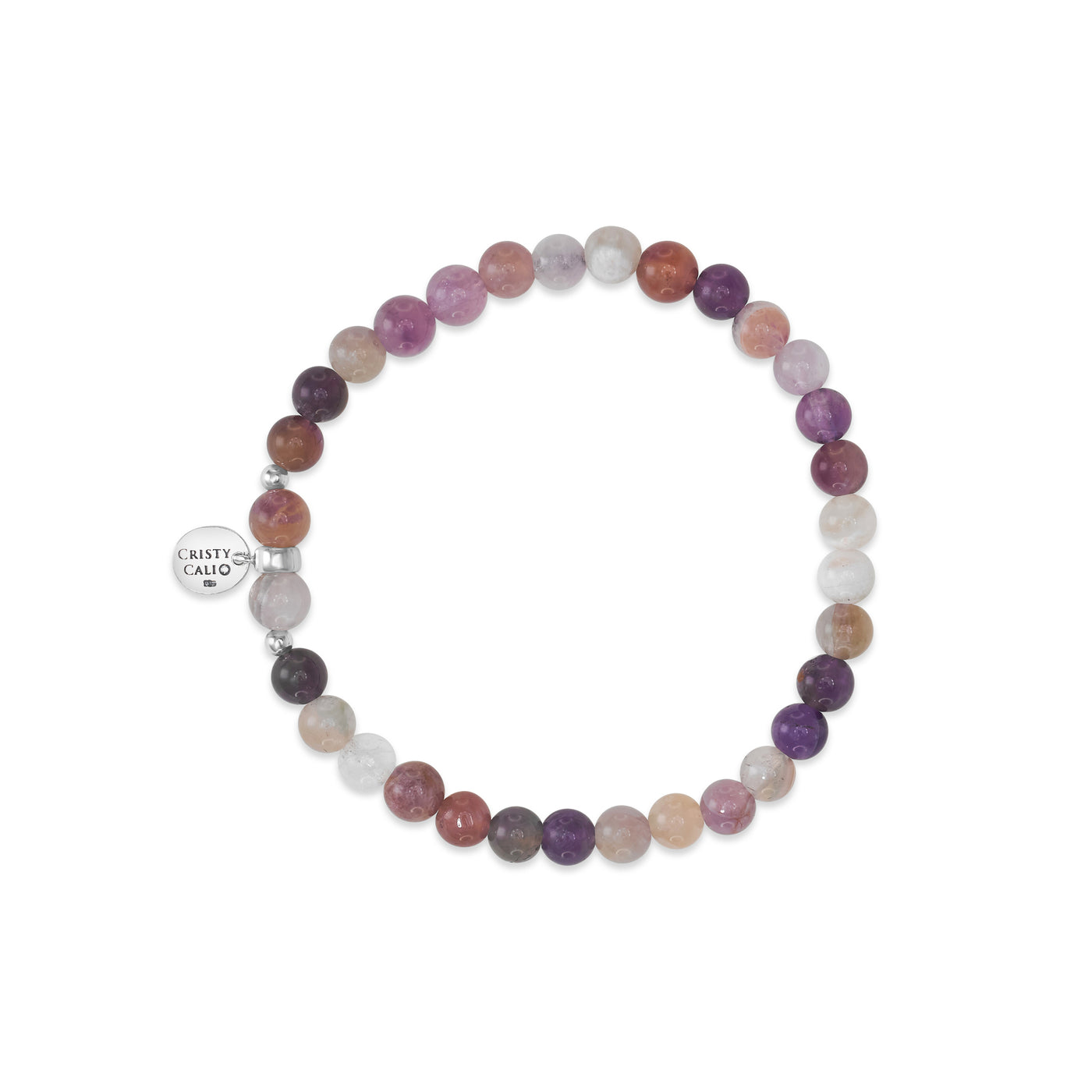 Flower Amethyst Signature Stretch Bracelet