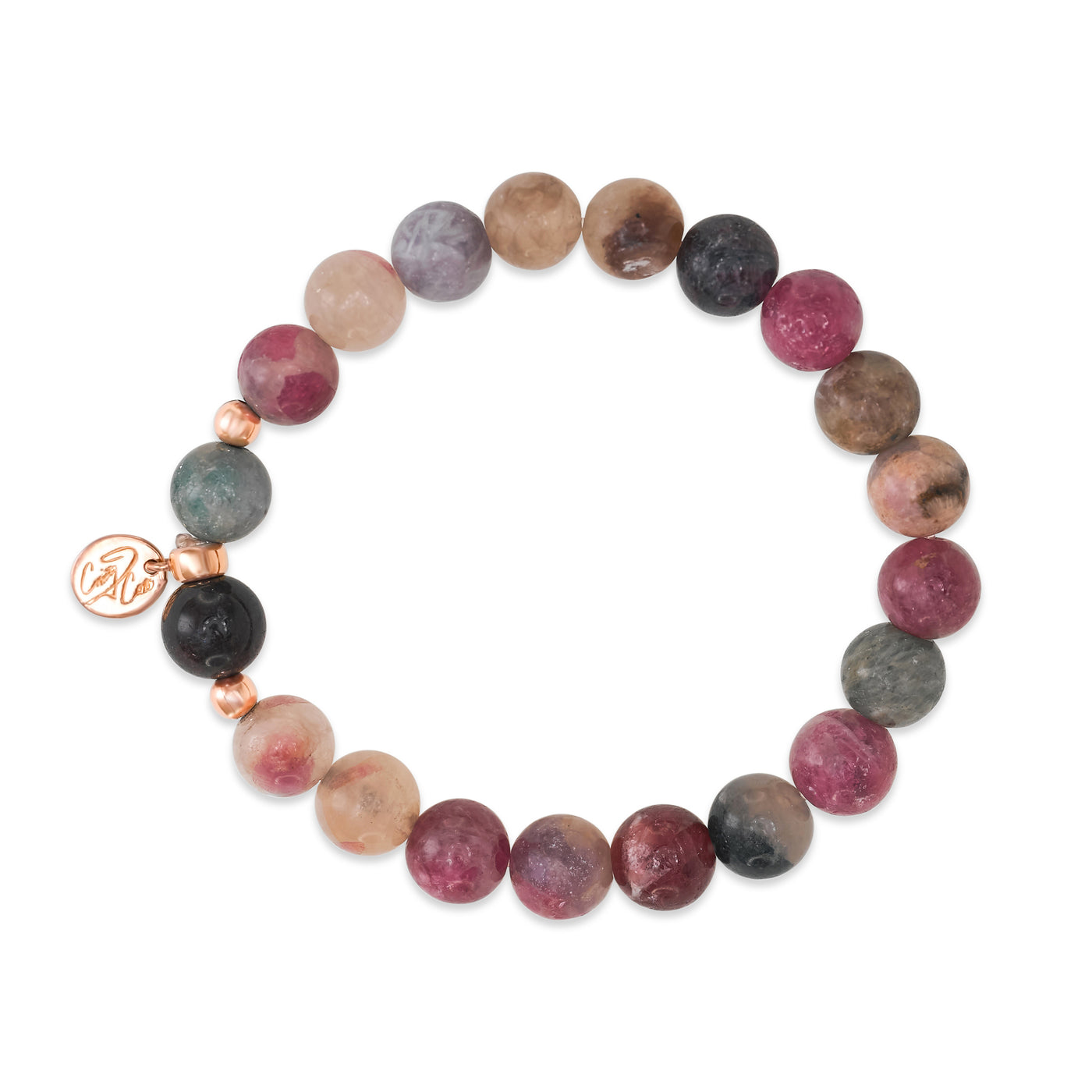 Big & Juicy Watermelon Tourmaline Signature Stretch Bracelet