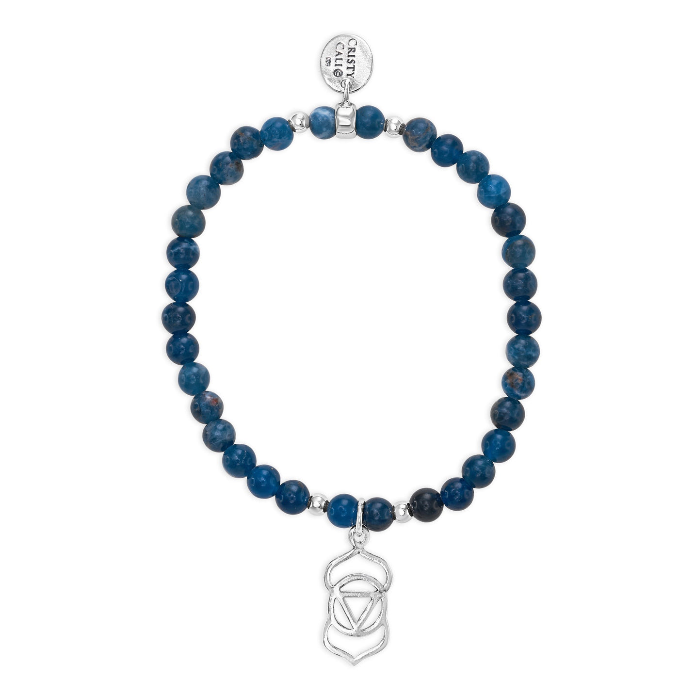 Third Eye Chakra Blue Sodalite Signature Stretch Bracelet