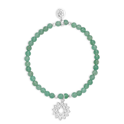 Heart Chakra Green Aventurine Signature Stretch Bracelet