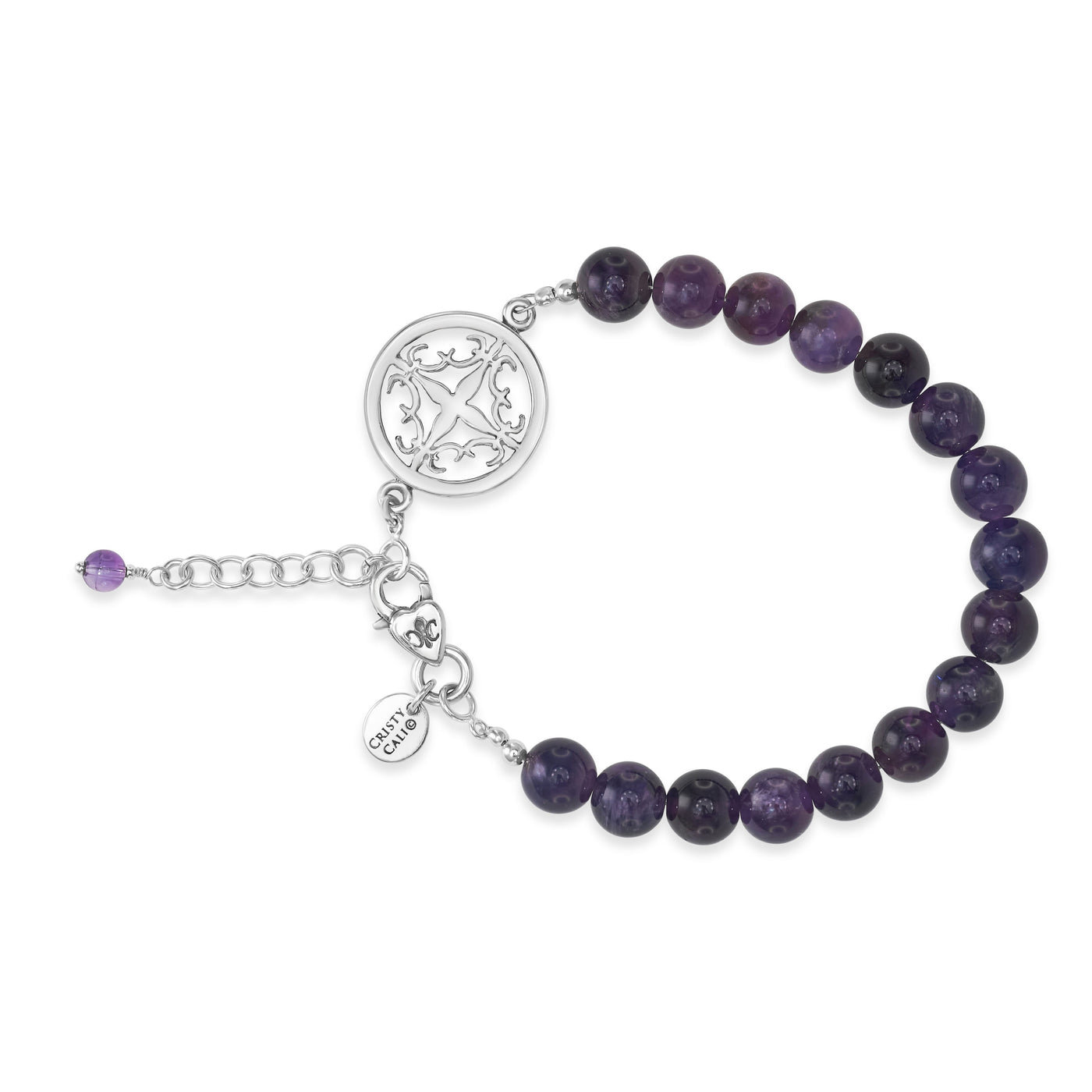 Cali Amulet Signature Gemstone Lobster Clasp Bracelet