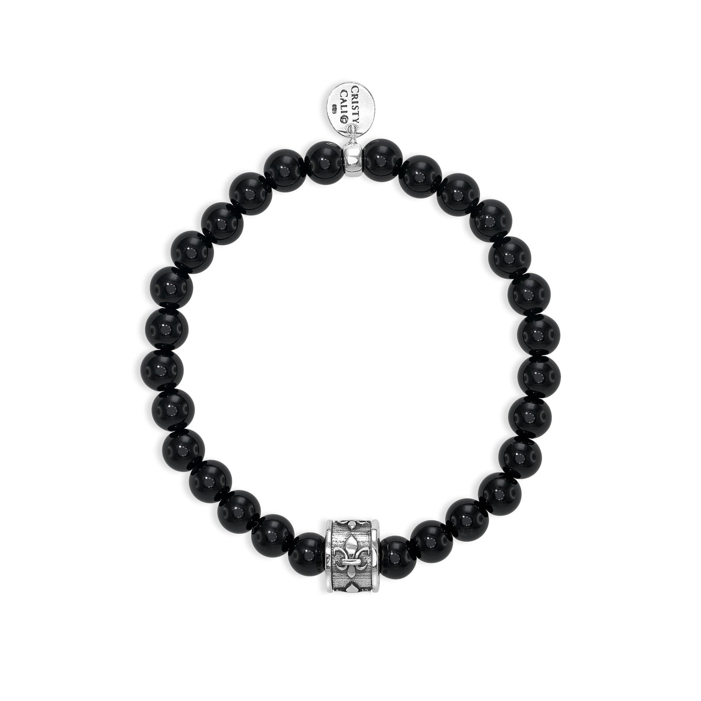 Cali Confidence Onyx Signature Stretch Bracelet