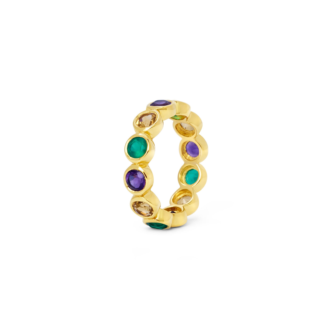 Cosmic Carnival Semi-Precious Gemstone Ring Gold Vermeil PREORDER