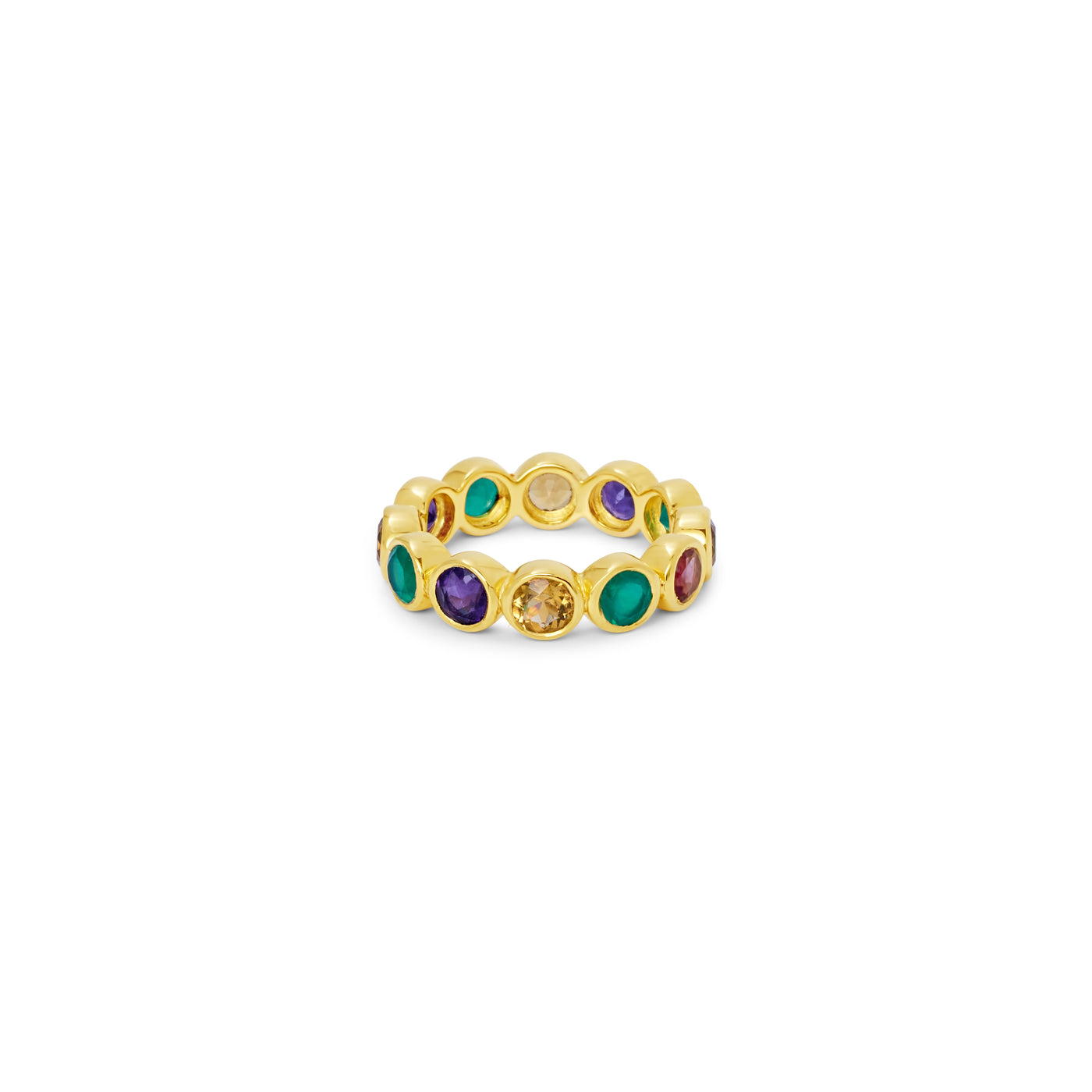 Cosmic Carnival Semi-Precious Gemstone Ring Gold Vermeil PREORDER