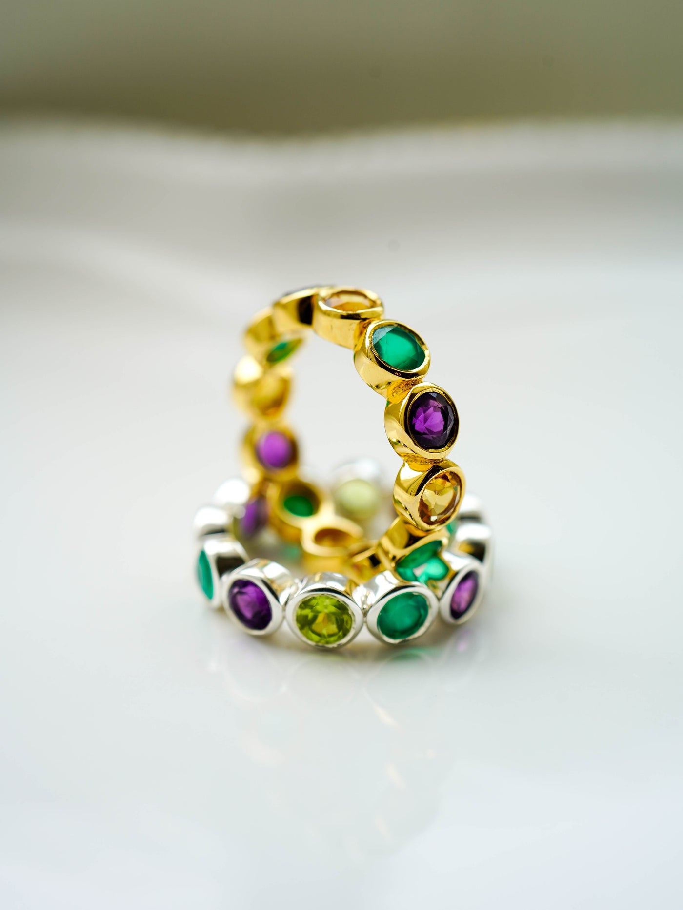 Cosmic Carnival Semi-Precious Gemstone Ring Gold Vermeil PREORDER
