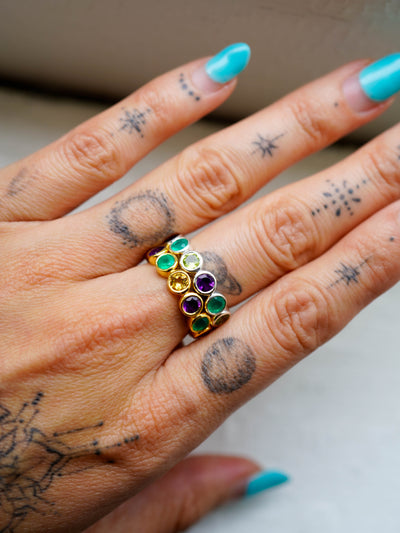 Cosmic Carnival Semi-Precious Gemstone Ring PREORDER