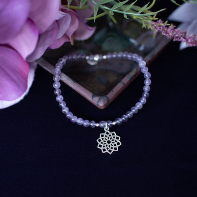 Crown Chakra Amethyst Signature Stretch Bracelet