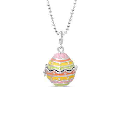 Secret Easter Egg Pendant Charm Set