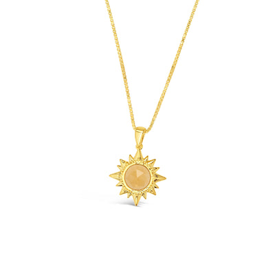 El Sol Precioso Pendant Gold Vermeil