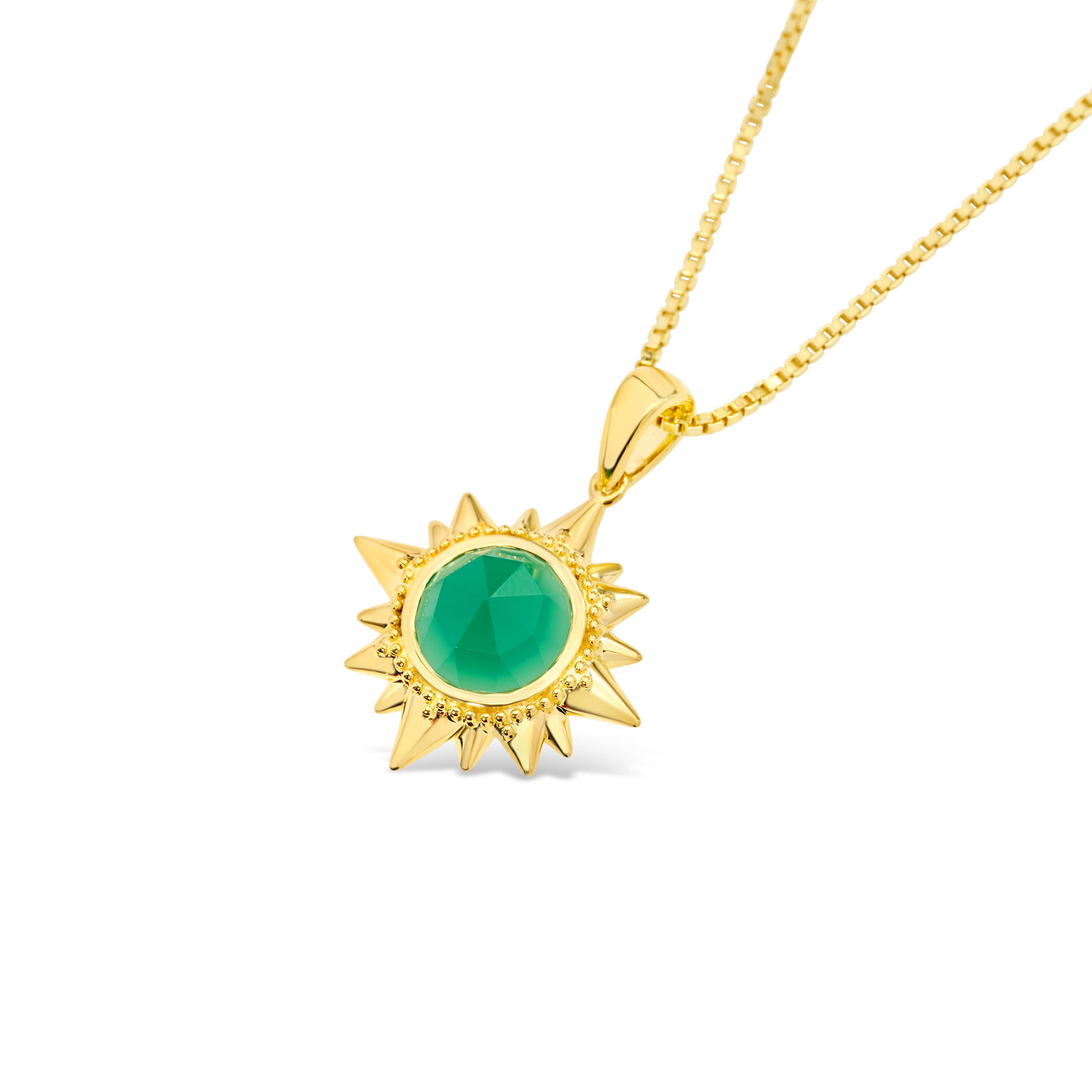 El Sol Precioso Pendant Gold Vermeil