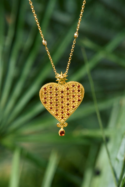 Erzulie's Divine Love Pendant Gold Vermeil