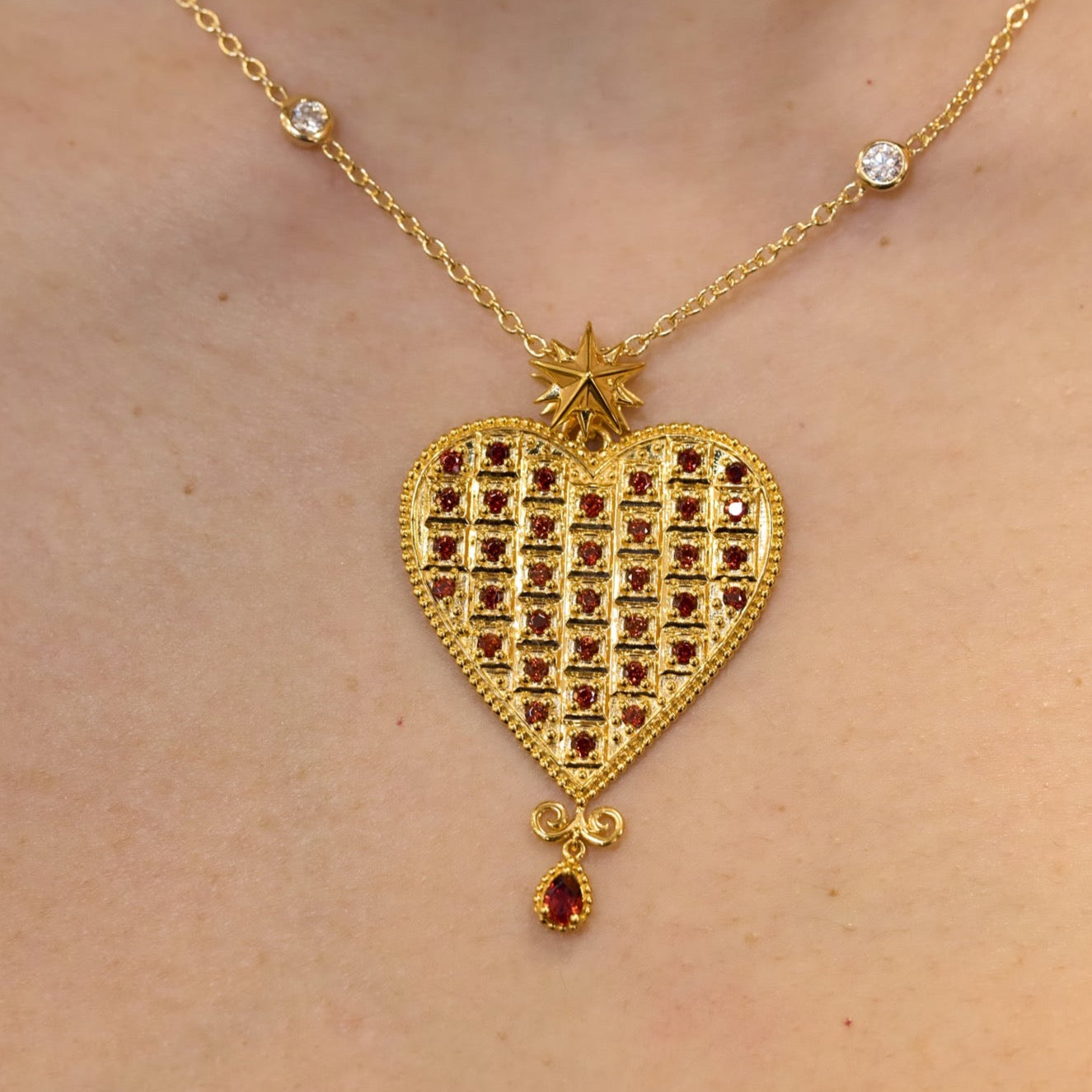 Erzulie's Divine Love Pendant Gold Vermeil